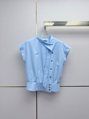 Stand-collar top