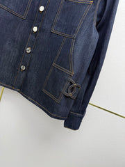 Embroidered Straight-Leg Denim Trousers