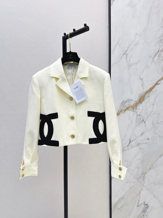 Cropped Knit Jacket