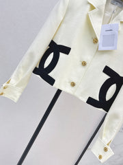 Cropped Knit Jacket