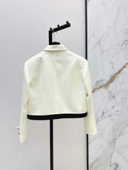Cropped Knit Jacket