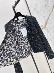 Frayed-Edge Tweed Jacket