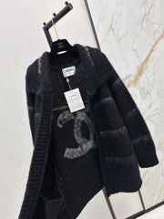 Belted Mohair Cardigan