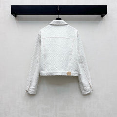 Jacquard Denim Jacket