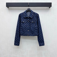 Jacquard Denim Jacket