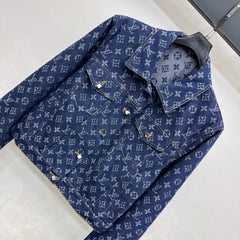 Jacquard Denim Jacket