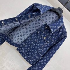 Jacquard Denim Jacket