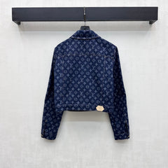 Jacquard Denim Jacket