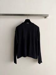 Long-sleeve knit cardigan + matching tank top