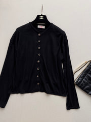 Long-sleeve knit cardigan + matching tank top