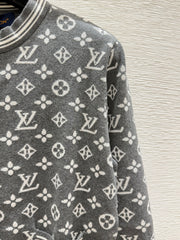 Classic Monogram Color-Block Knit Cardigan