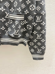 Classic Monogram Color-Block Knit Cardigan