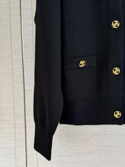 Cashmere knit cardigan