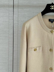 Cashmere knit cardigan