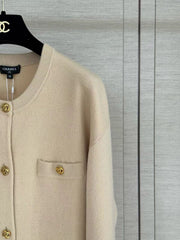 Cashmere knit cardigan