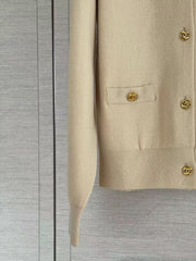 Cashmere knit cardigan