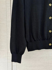 Cashmere knit cardigan