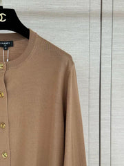 Cashmere knit cardigan