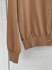 Cashmere knit cardigan
