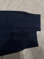 Argyle Wool Zip Cardigan