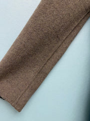 Reversible Wool-Blend Coat with Tie-Waist
