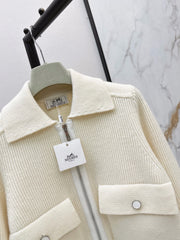 Wool-Blend Collared Jacket
