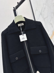 Wool-Blend Collared Jacket