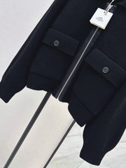 Wool-Blend Collared Jacket