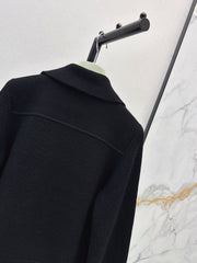 Wool-Blend Collared Jacket