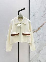 Wool-Blend Collared Jacket