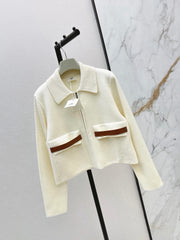 Wool-Blend Collared Jacket