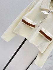 Wool-Blend Collared Jacket