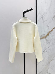 Wool-Blend Collared Jacket