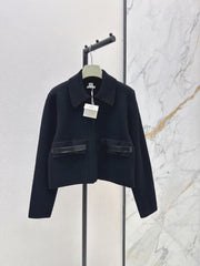 Wool-Blend Collared Jacket
