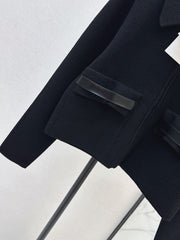 Wool-Blend Collared Jacket