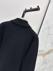 Wool-Blend Collared Jacket