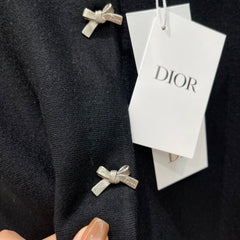 Bow-Detail Knit Cardigan
