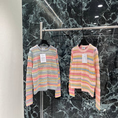 Rainbow Knit Sweater