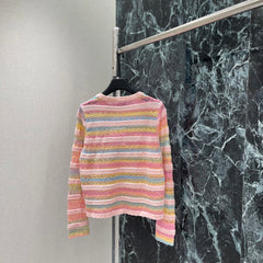 Rainbow Knit Sweater