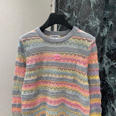 Rainbow Knit Sweater