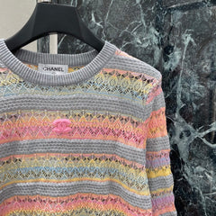 Rainbow Knit Sweater