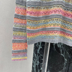 Rainbow Knit Sweater