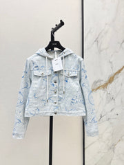 Printed Denim jacket