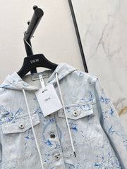 Printed Denim jacket