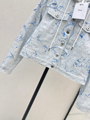 Printed Denim jacket