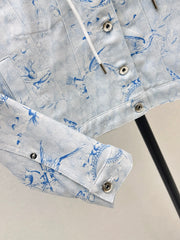 Printed Denim jacket