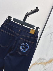 Slim-fit slight-flare jeans