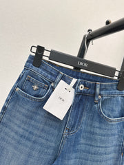 Slim-fit slight-flare jeans