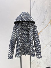 Hooded Mid-Length Jacket