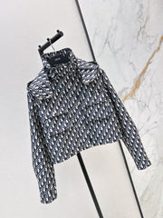 Jacquard Hooded Jacket